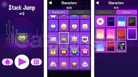 Stack Jump 1.4.3 All Characters Unlocked, All Themes Unlocked - Easiest ...