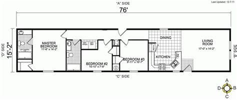 Single Wide House Trailer Floor Plans - floorplans.click