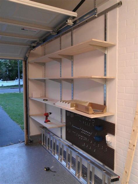 metal or wood wall shelves for garage - Google Search | Garage wall ...