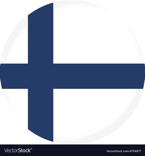 Finland flag Royalty Free Vector Image - VectorStock