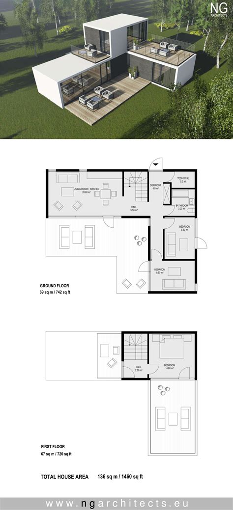 modular house plan villa Spirit designed by NG architects www ...