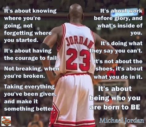 Michael Jordan Powerful Words - Picture Edition