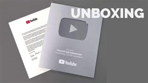 6.Unboxing Silver Play Button | 100K subscribers | YouTube Award - YouTube