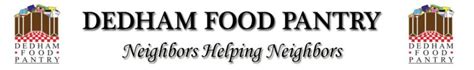 Dedham Food Pantry – Neighbors Helping Neighbors