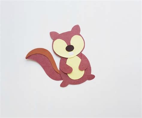 Squirrel Paper Craft with Printable Template | LaptrinhX / News