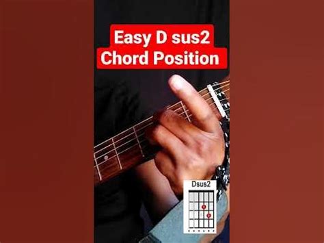 How to hold Easy D sus 2 Chord on Guitar | YouTube Shorts | Guitar ...