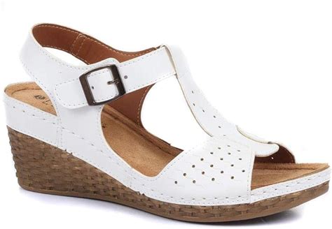 Pavers Ladies Wedge Sandals 319 952: Amazon.co.uk: Shoes & Bags