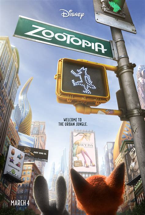 Disney Zootopia Movie Poster and Trailer