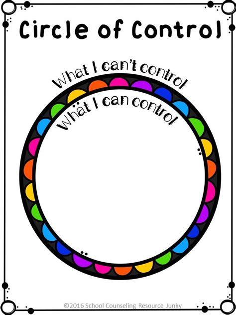 Printable Circle Of Control - Printable Word Searches