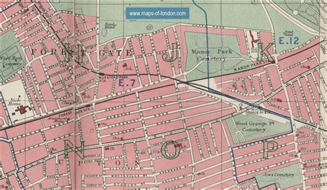 Map of Stratford, London