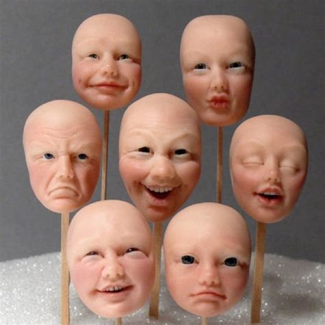 Learn How To Sculpt Faces In Polymer Clay - Bored Art