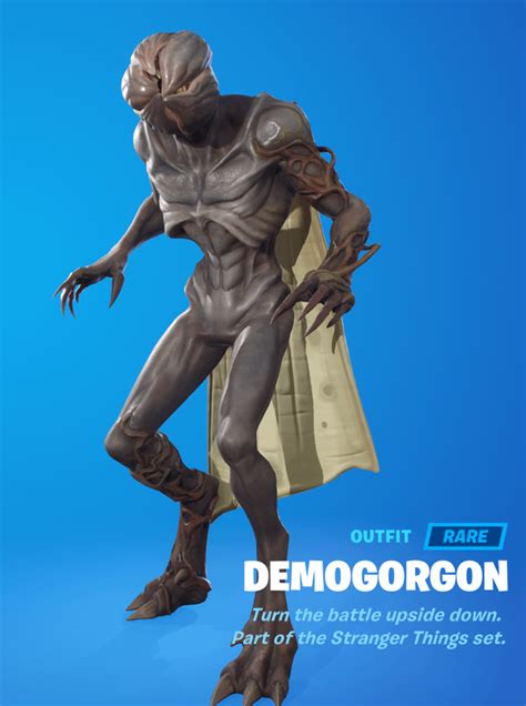 Is the Demogorgon a rare skin? i never see anyone running it : r/FortNiteBR