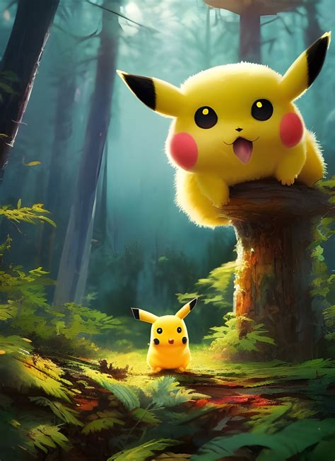 Pika Says Hi! - AI Generated Artwork - NightCafe Creator