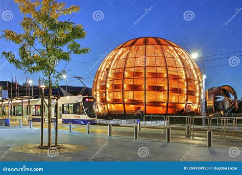 CERN Globe, Meyrin, Geneva, Switzerland Editorial Image - Image of ...