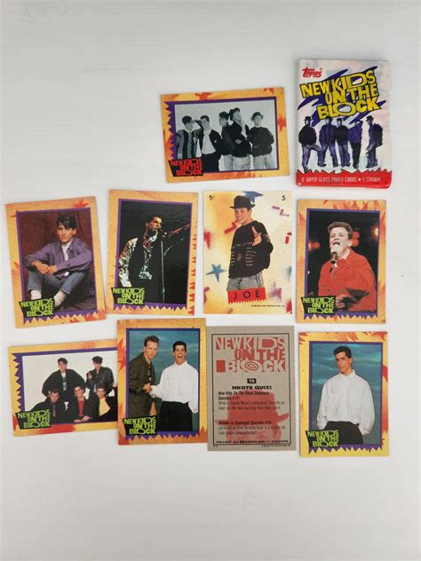 Found these NKOTB cards from 1989 while cleaning out my house. I still ...