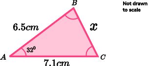 Cosine Rule - GCSE Maths - Steps, Examples & Worksheet