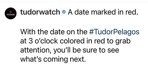 New Tudor THIS WEEK!? | WatchUSeek Watch Forums