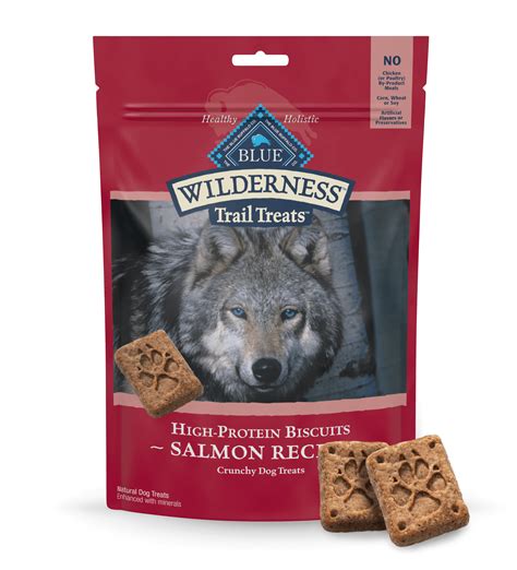 BLUE Wilderness Trail Treats Dog Treats Salmon Biscuits