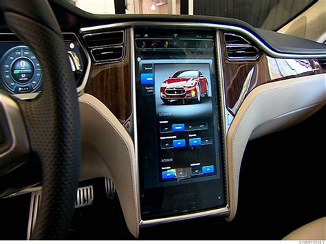 Inside the Tesla Model S - Rich interior (4) - CNNMoney | Tesla model s ...