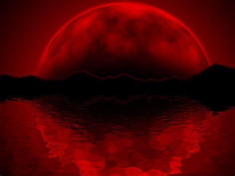 Ảnh nền Background red moon đẹp và đầy bí ẩn