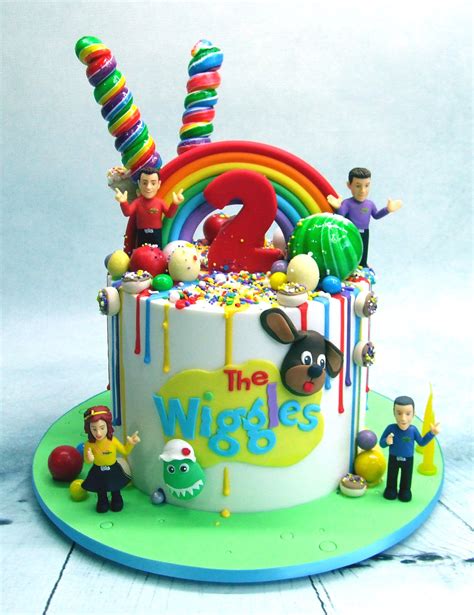 Wiggles drip cakes Toddler Birthday Cakes, Second Birthday Cakes, Harry ...