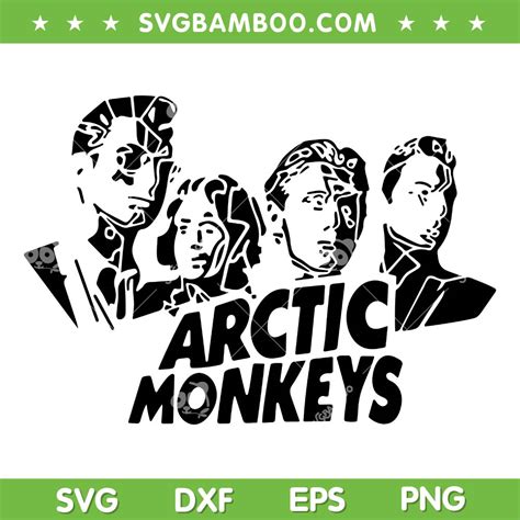 Arctic Monkeys Band SVG PNG