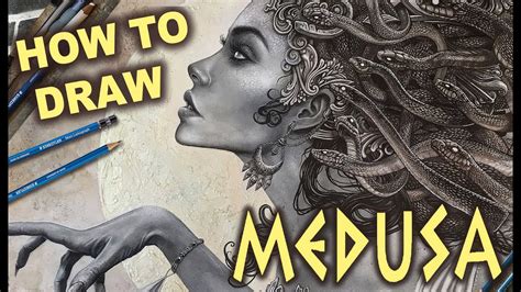 DARK FANTASY ART TUTORIAL - MEDUSA - YouTube