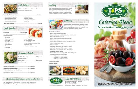 Catering | Tops Marketplace