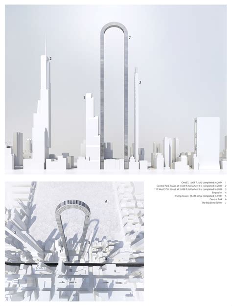 Gallery of "The Big Bend" Imagines the World's Longest Skyscraper for ...