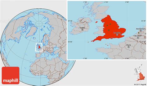 England On World Map Location - Map Of England Facts Information ...