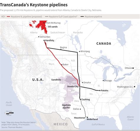 Keystone Pipeline Map North Dakota - Storymapjs A Map Of Keystone Xl ...