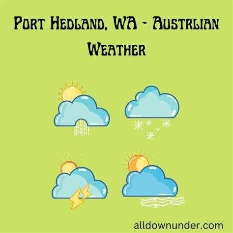 Port Hedland, WA - Austrlian Weather - All Down Under