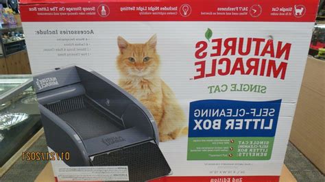 NATURES MIRACLE SINGLE CAT SELF-CLEANING LITTER BOX 2ND