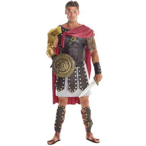 Buy Morph Mens Roman Gladiator Costume Empire Centurion Uniform Spartan ...