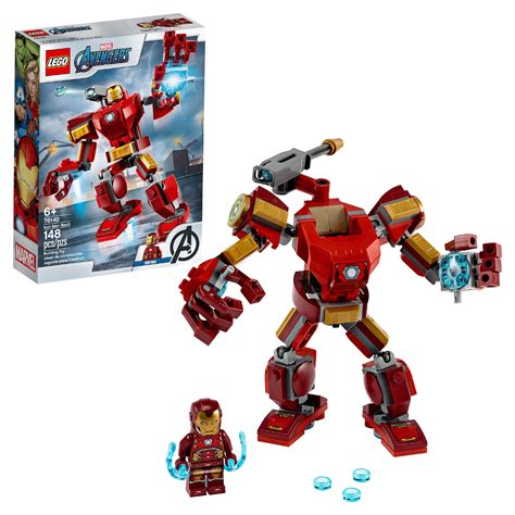 LEGO Marvel Avengers Big Iron Man Mech 76140 Playset with Minifigure ...