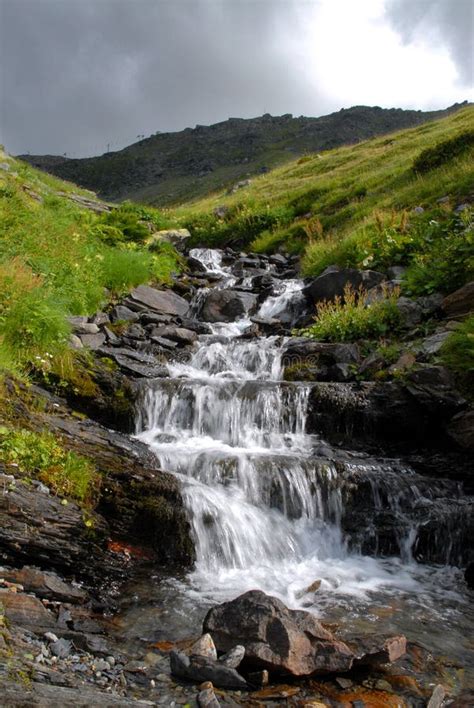 Waterfall in Mountain Oasis Chebika Stock Photo - Image of tunisia ...