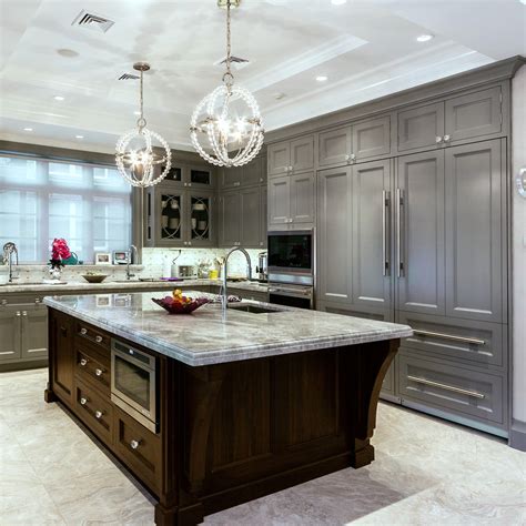 22+ Grey Kitchen Cabinets Designs, Decorating Ideas | Design Trends ...