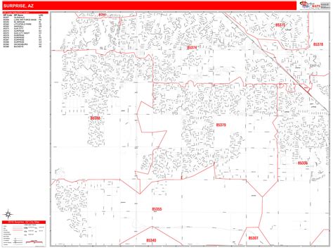 Surprise Az Zip Code Map - Map