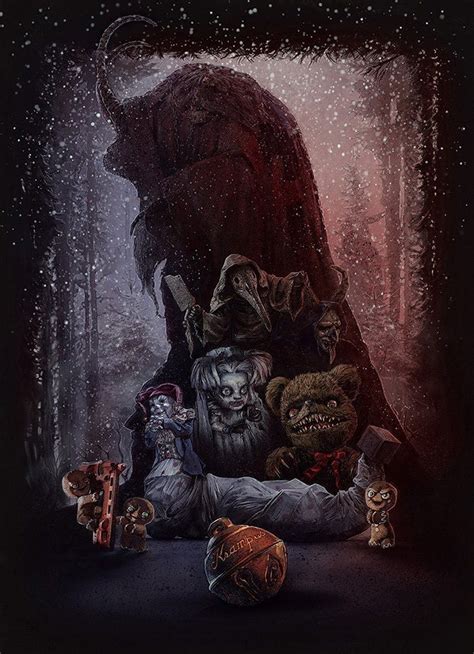 Krampus movie, Christmas horror, Horror art