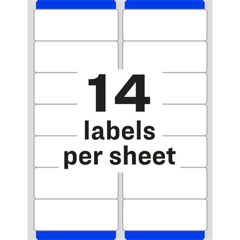 Avery 8162 White Easy Peel Address Labels, InkJet Printable - 350/Pack ...