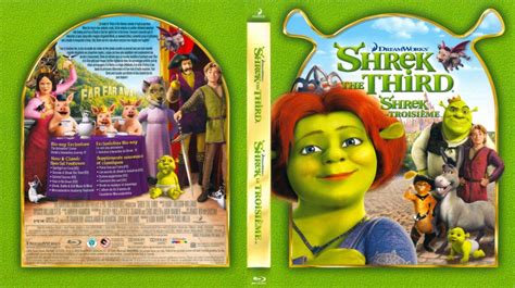 Shrek the Third - Movie Blu-Ray Scanned Covers - SHREK 3 BR :: DVD Covers