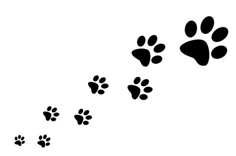 Cat Paw Silhouette at GetDrawings | Free download