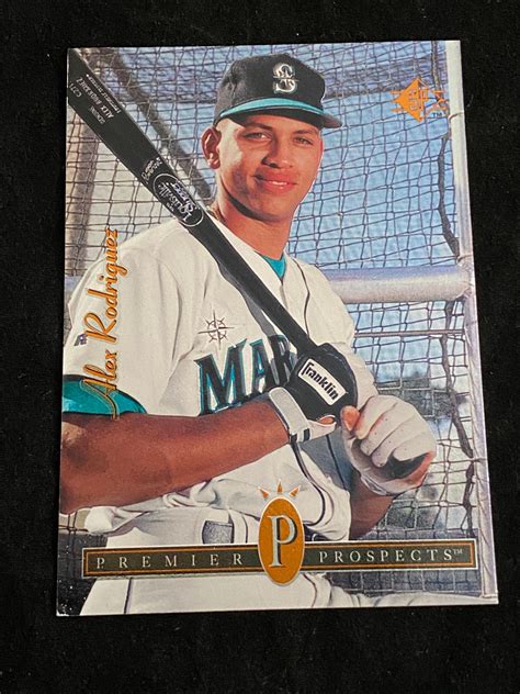 Lot - (EXMT-NM) 1994 Upper Deck Premier Alex Rodriguez Rookie #15 ...