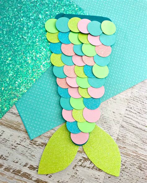 Easy Mermaid Tail Craft - Stylish Cravings Easy To Make Crafts