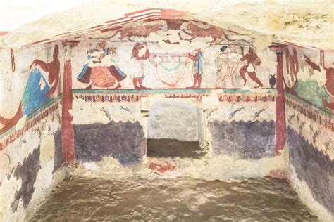 The incredible painted Etruscan tombs in Tarquinia, Italy