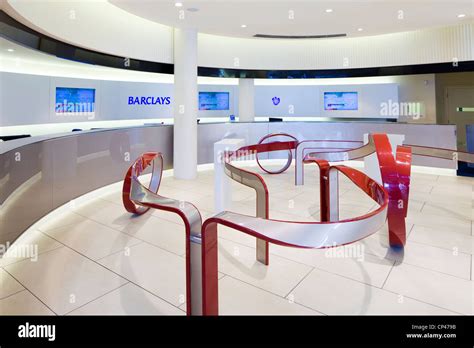 Barclays Bank interior Stock Photo - Alamy