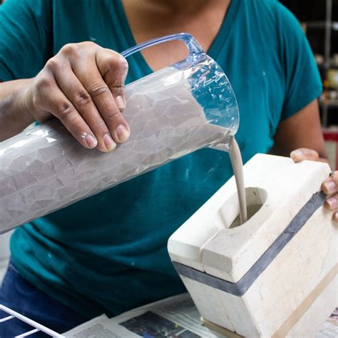 Industrial Art Classes in Oakland | Slip Casting with Plaster Molds