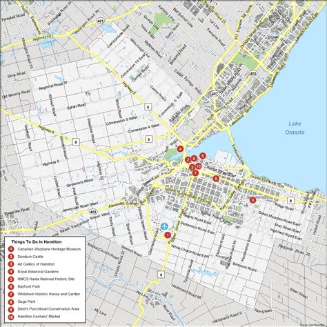 Map of Hamilton, Ontario - GIS Geography