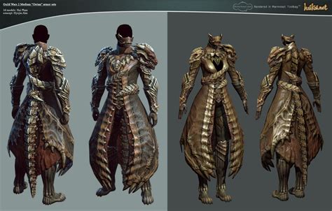 nickytwothumbs • A selection of medium armour sets from Guild Wars...