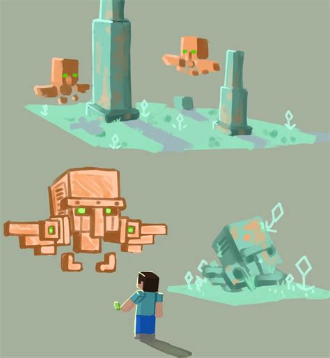 Minecraft concept art I did – @trepppy on Tumblr